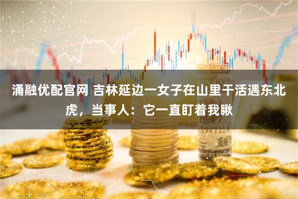 涌融优配官网 吉林延边一女子在山里干活遇东北虎，当事人：它一直盯着我瞅