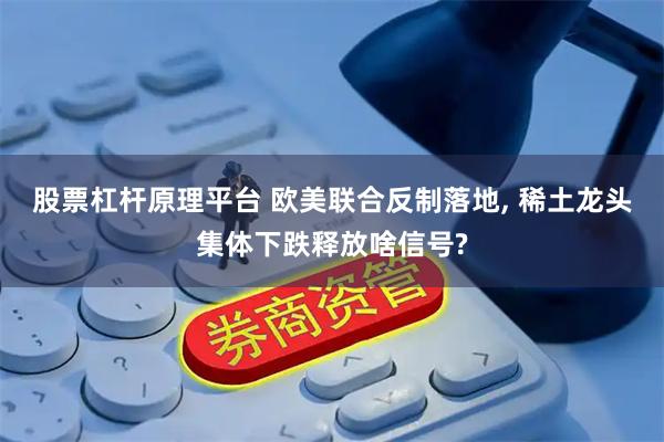 股票杠杆原理平台 欧美联合反制落地, 稀土龙头集体下跌释放啥信号?